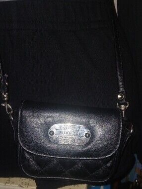 Fiorelli Black Mini Faux Leather Crossbody/Belt Bag